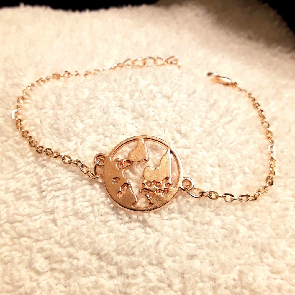 NEW World Traveler Charm Bracelet or Anklet